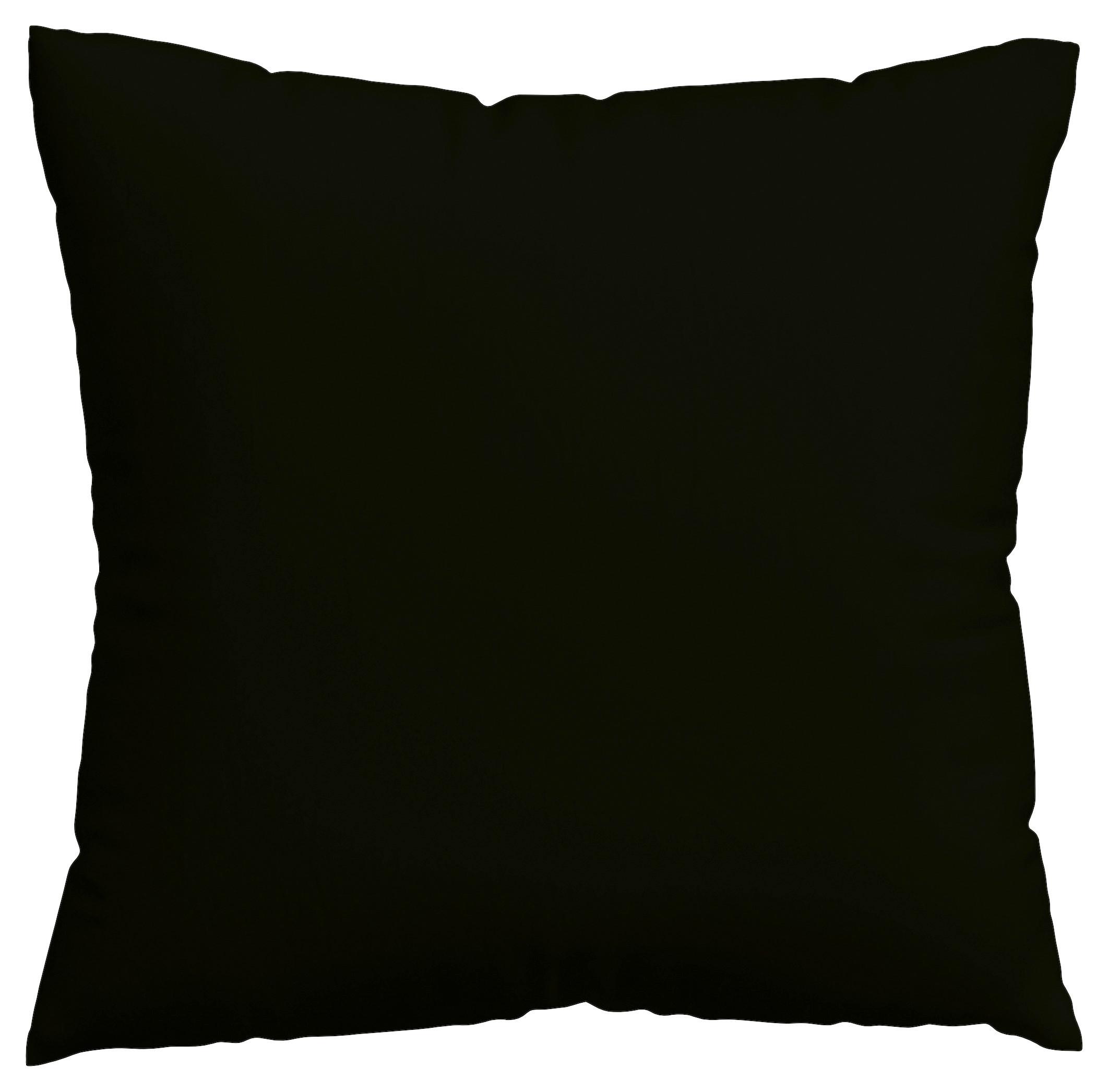 Kissenhülle Woven Satin - Schwarz, Basics, Textil (40/40cm) - Schlafgut