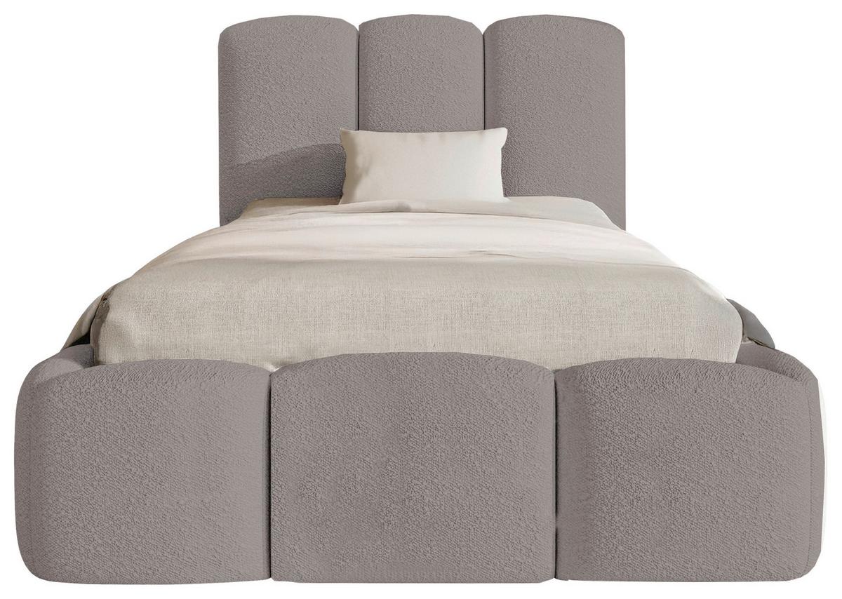 Polsterbett Artamide Grau Lf: 90x200 Cm - Grau, MODERN, Holz/Textil (90/200cm) - Livetastic