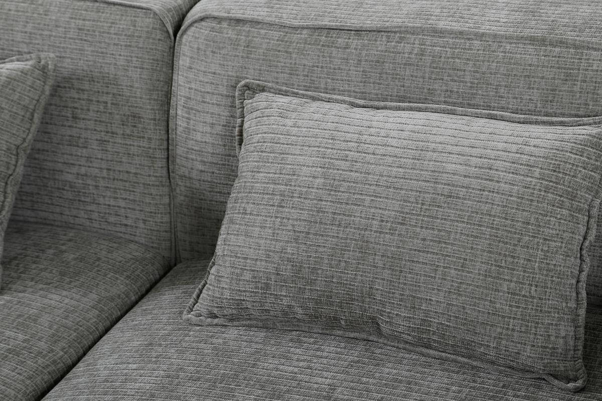 3-Sitzer-Sofa Aventis Grau B: 300 cm - Beige/Grau, Design, Textil (300/70/100cm) - P & B