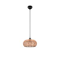Hängeleuchte 312200136 Inga - Schwarz/Braun, Natur, Holz/Metall (29/150cm) - Trio Leuchten