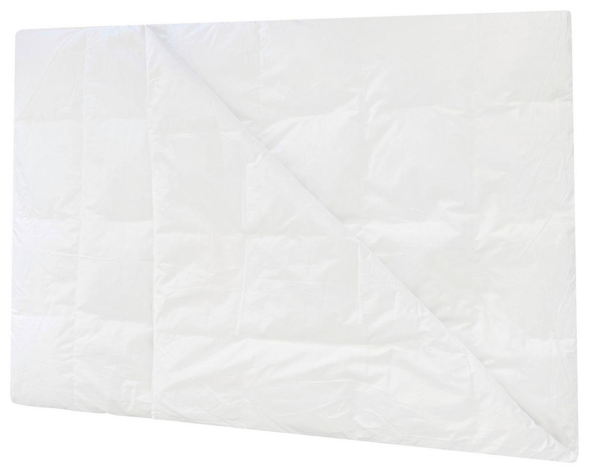 Daunendecke Leicht / 1 Wärmepunkt - Weiß, LIFESTYLE, Textil (140/200cm)