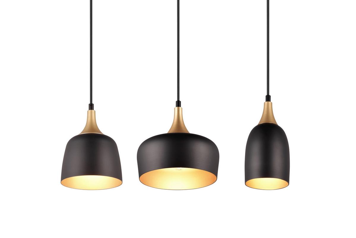 Pendelleuchte 310500332 Chiraz - Schwarz, Design, Metall (63/20/150cm) - Trio Leuchten