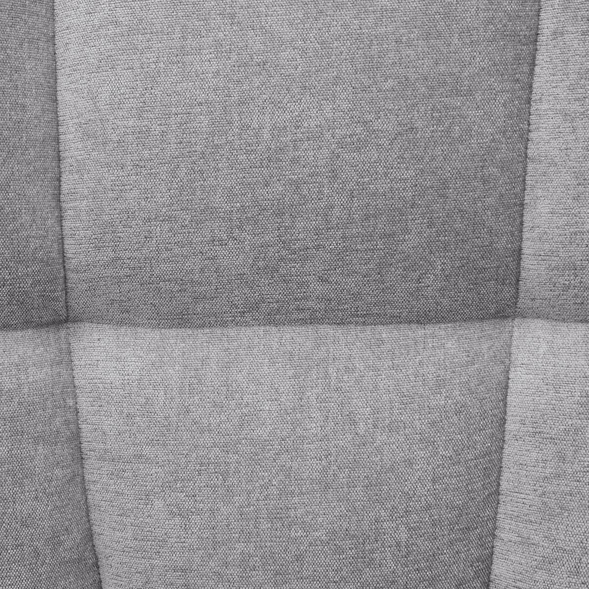 Křeslo s taburetem ALEX, šedá, max. 120 kg - šedá/černá, Moderní, kov/textil (68/100/78cm) - Mömax