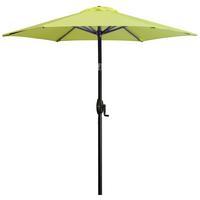 Sonnenschirm Basic Lift DM: 182 cm H: 210 cm Grün - Anthrazit/Grün, Basics, Textil/Metall (182/210cm) - Doppler