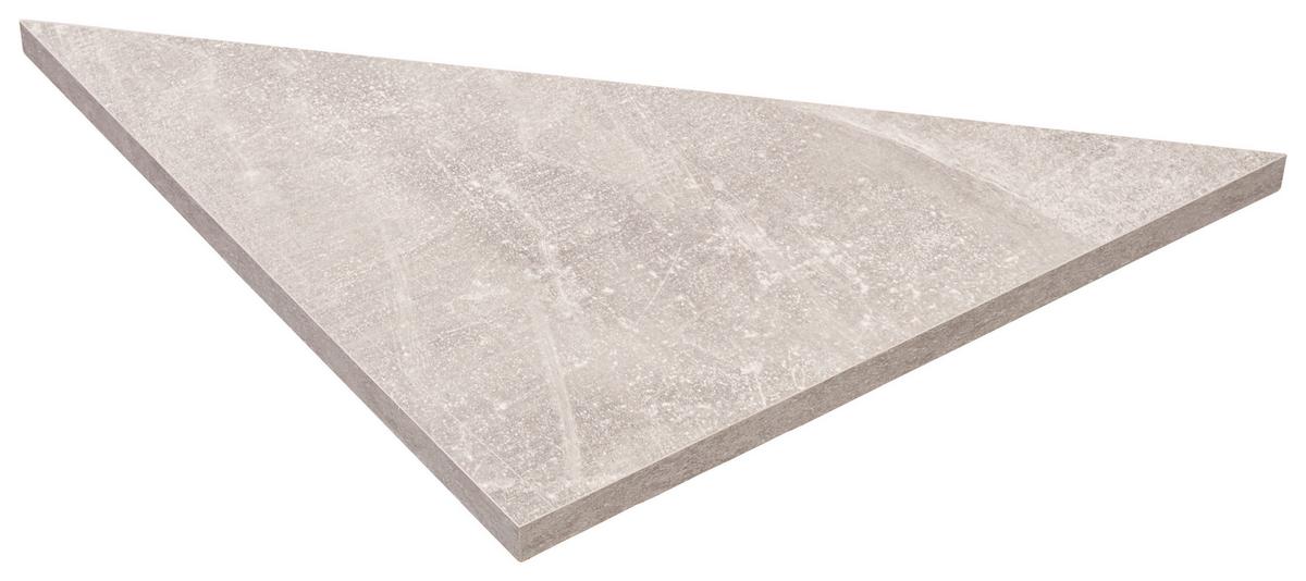 Eckwandboard Skate B:35cm, Betonoptik Dekor - Grau, MODERN, Holzwerkstoff (35/1,8/35cm)