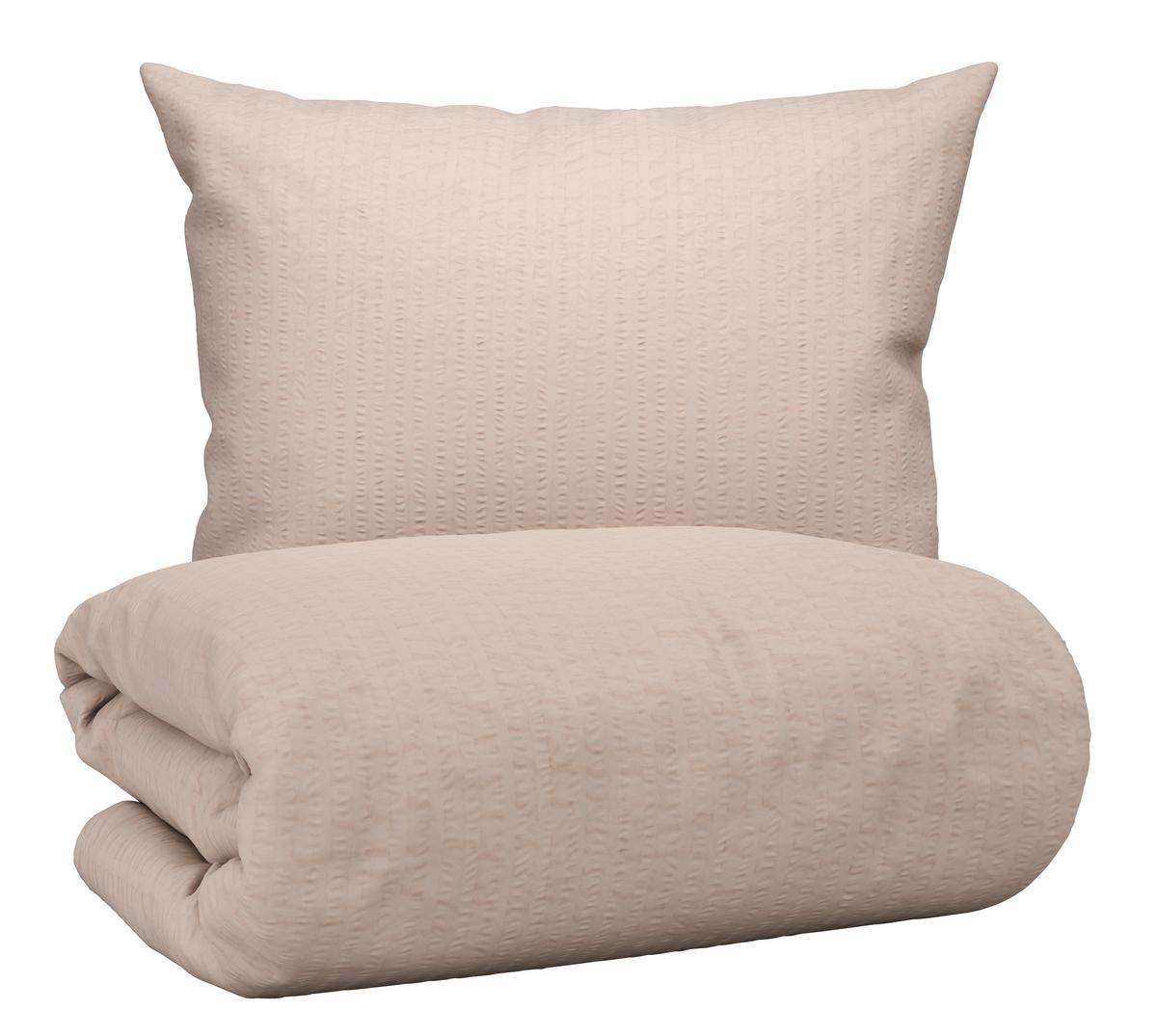 Povlečení Gisela, 70/90 140/200cm - béžová, textil (140/200cm) - Modern Living