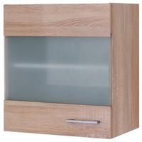 KUCHYŇSKÁ HORNÍ SKŘÍŇKA SAMOA  HG 50 - bílá/Sonoma dub, Konvenční, kompozitní dřevo/plast (50/54,8/32cm)