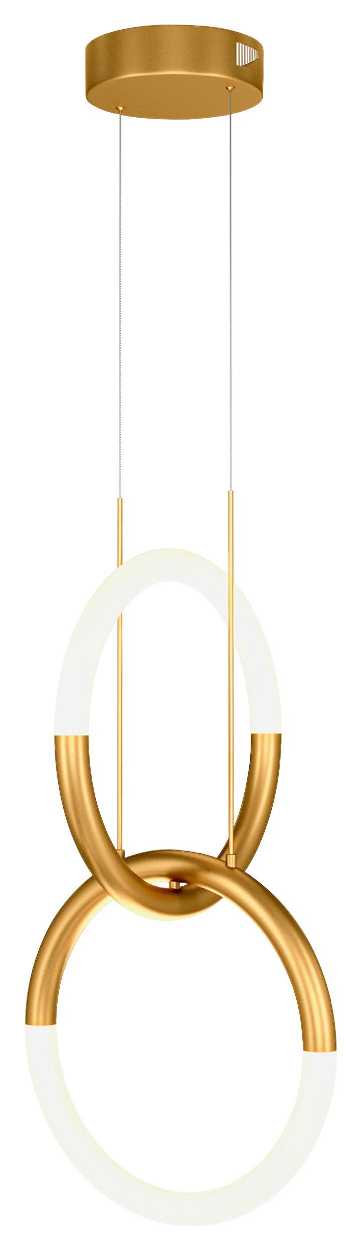 PENDELLEUCHTE NODE - Goldfarben, Trend, Metall (34/55cm) - MAYTONI