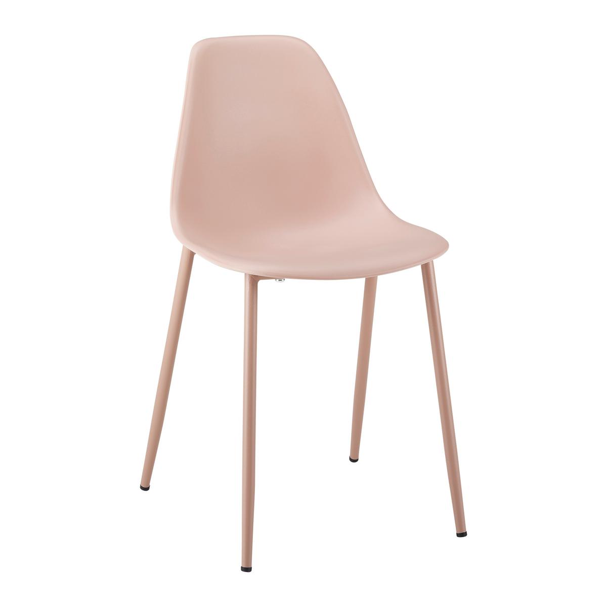 Dětská sedací souprava CASEY růžová - růžová, Moderní, kov/plast (60/56/60cm) - Bessagi Kids