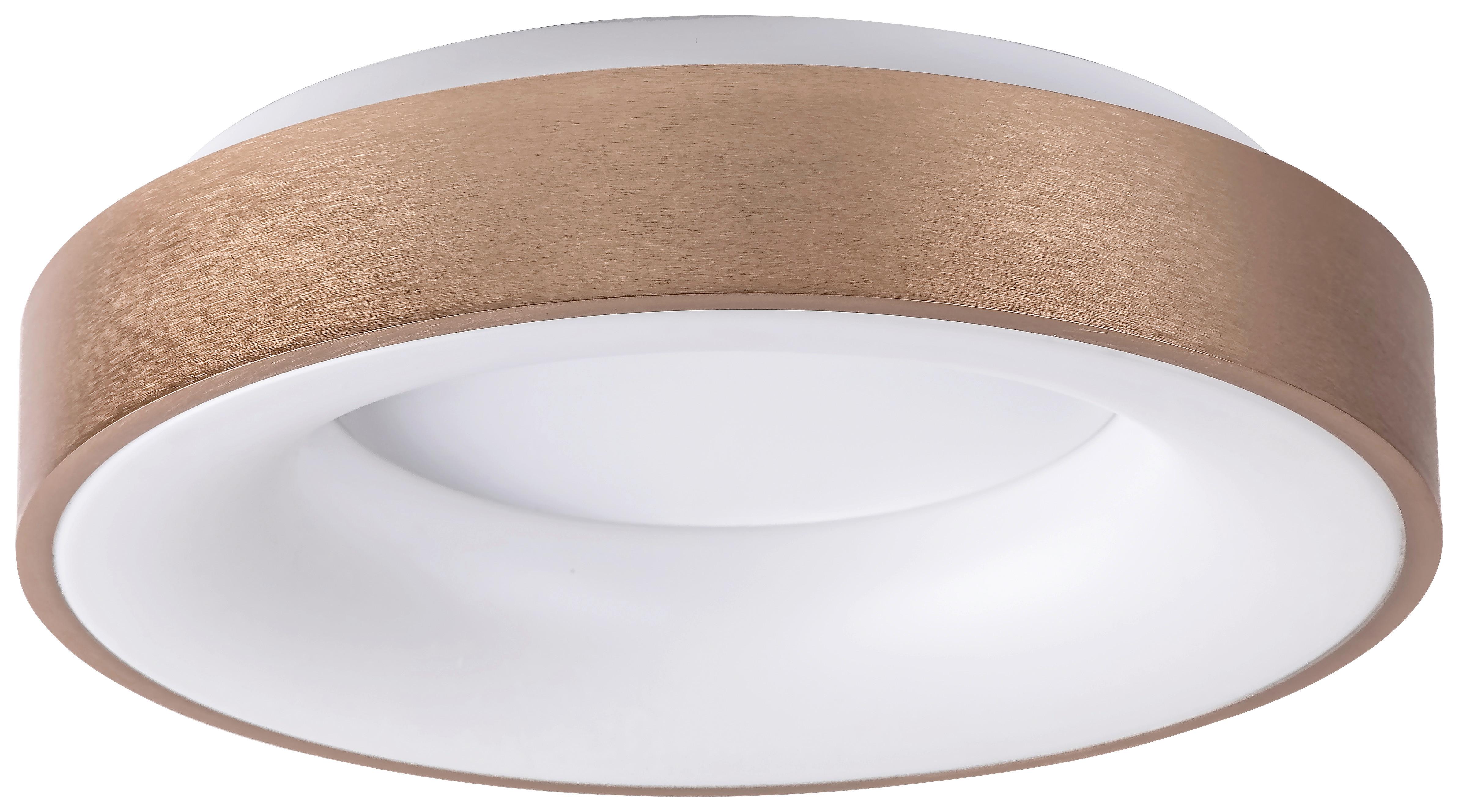 STROPNÉ LED SVIETIDLO CARMELLA - biela/zlatá, Basics, kov/plast (38/9.5cm) - Rabalux