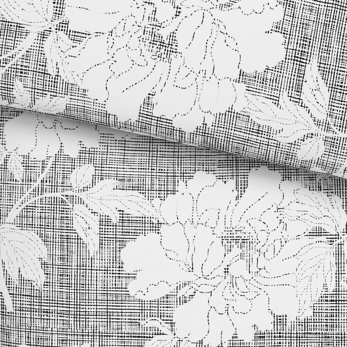 Povlečení Gundi XXL, 2x70/90 200/220cm - bílá/černá, Romantický / Rustikální, textil (200/220cm) - Mömax