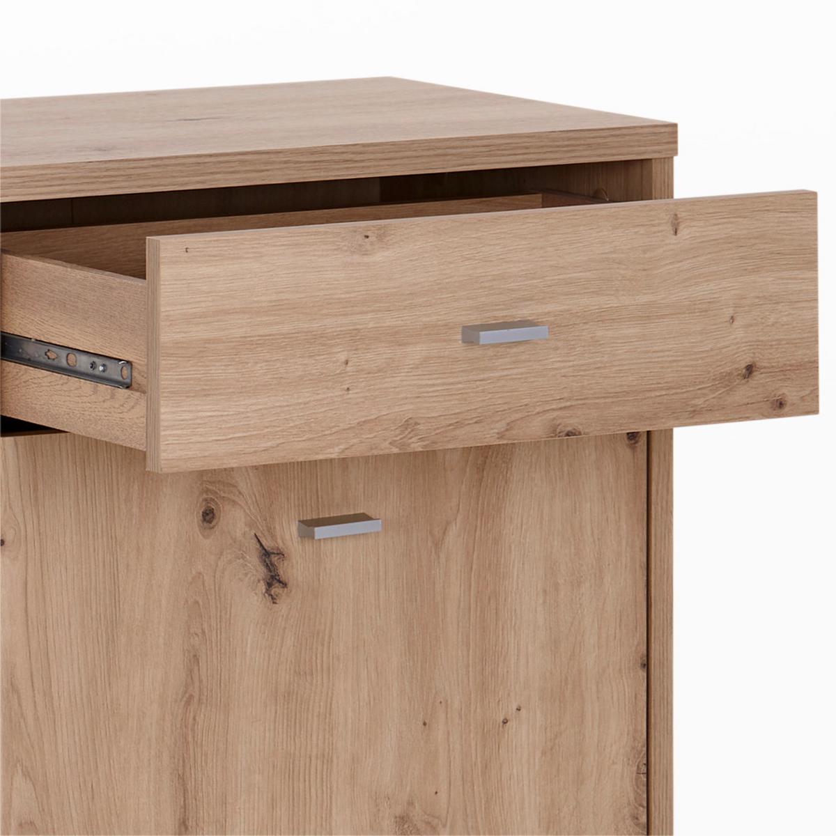 Kommode 50cm 4-You New, Eiche Artisan Dekor - Eiche Artisan, MODERN, Holzwerkstoff (50/85,4/34,6cm)