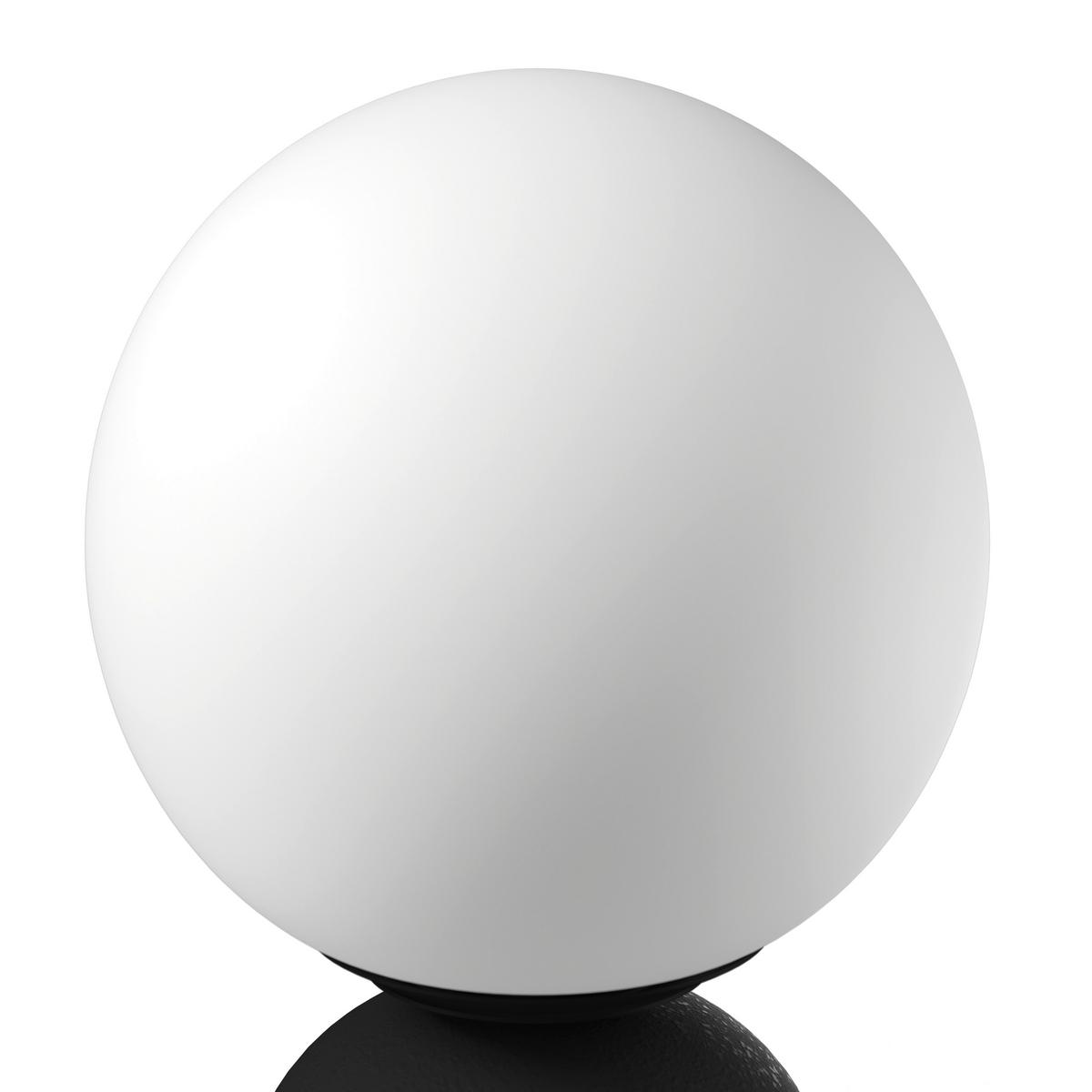 STOLNÍ LAMPA AMORA - bílá/černá, Moderní, kov/keramika (20/52,5cm) - Bessagi Home