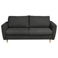 Schlafsofa Winter Anthrazit B: 195 Cm - Anthrazit/Buchefarben, Design, Textil (195/90/102cm) - Livetastic
