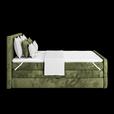 Boxspringbett mit Topper und Bettkasten 180x200 cm Medino - Dunkelgrün, KONVENTIONELL, Holz/Holzwerkstoff (180/200cm) - Luca Bessoni