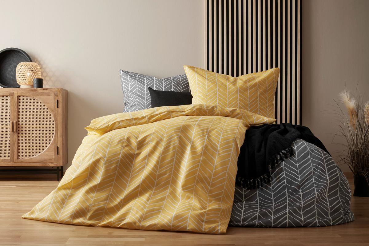 POSTEĽNÁ BIELIZEŇ Marble, 140/200cm, sivá - sivá, Konventionell, textil (140/200cm) - Modern Living
