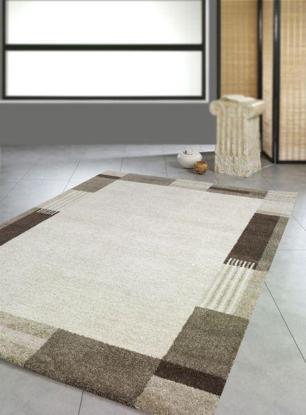 Webteppich Braun/Beige Villa Moda 160x230 cm - Beige/Braun, Basics, Textil (160/230cm) - Novel