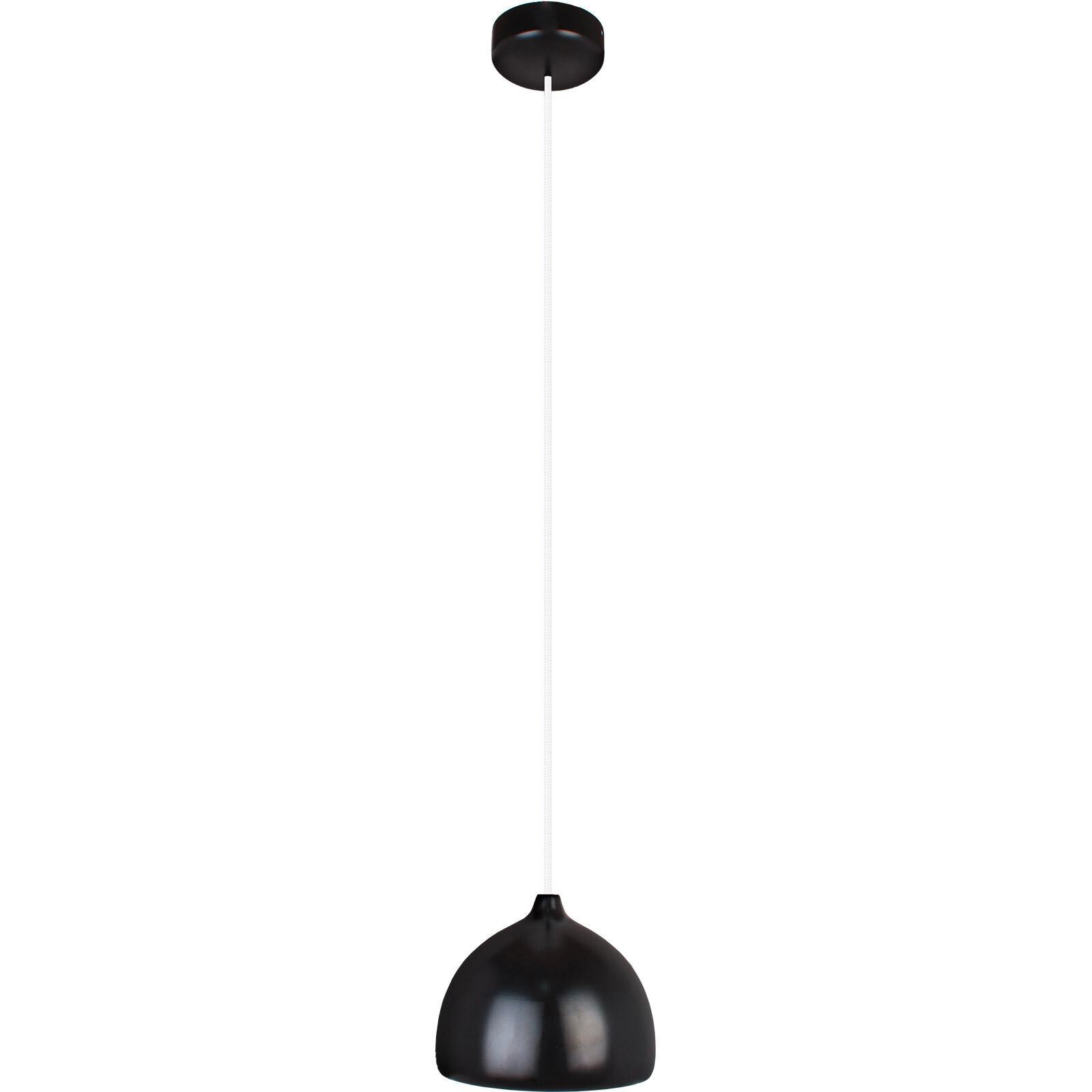 Hängeleuchte 8550139 Acorn I - Schwarz/Weiß, Design, Holz (17,5/90-140cm)