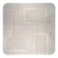 Led-deckenleuchte Luxor L: 54 Cm Dimmbar Mit Fernbedienung - Weiß, Design, Kunststoff/Metall (54/6,5cm) - Näve