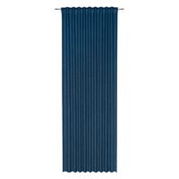 HOTOVÝ ZÁVĚS LEO, 135/255cm, tm.modrá - tmavě modrá, textil (135/255cm) - Premium Living