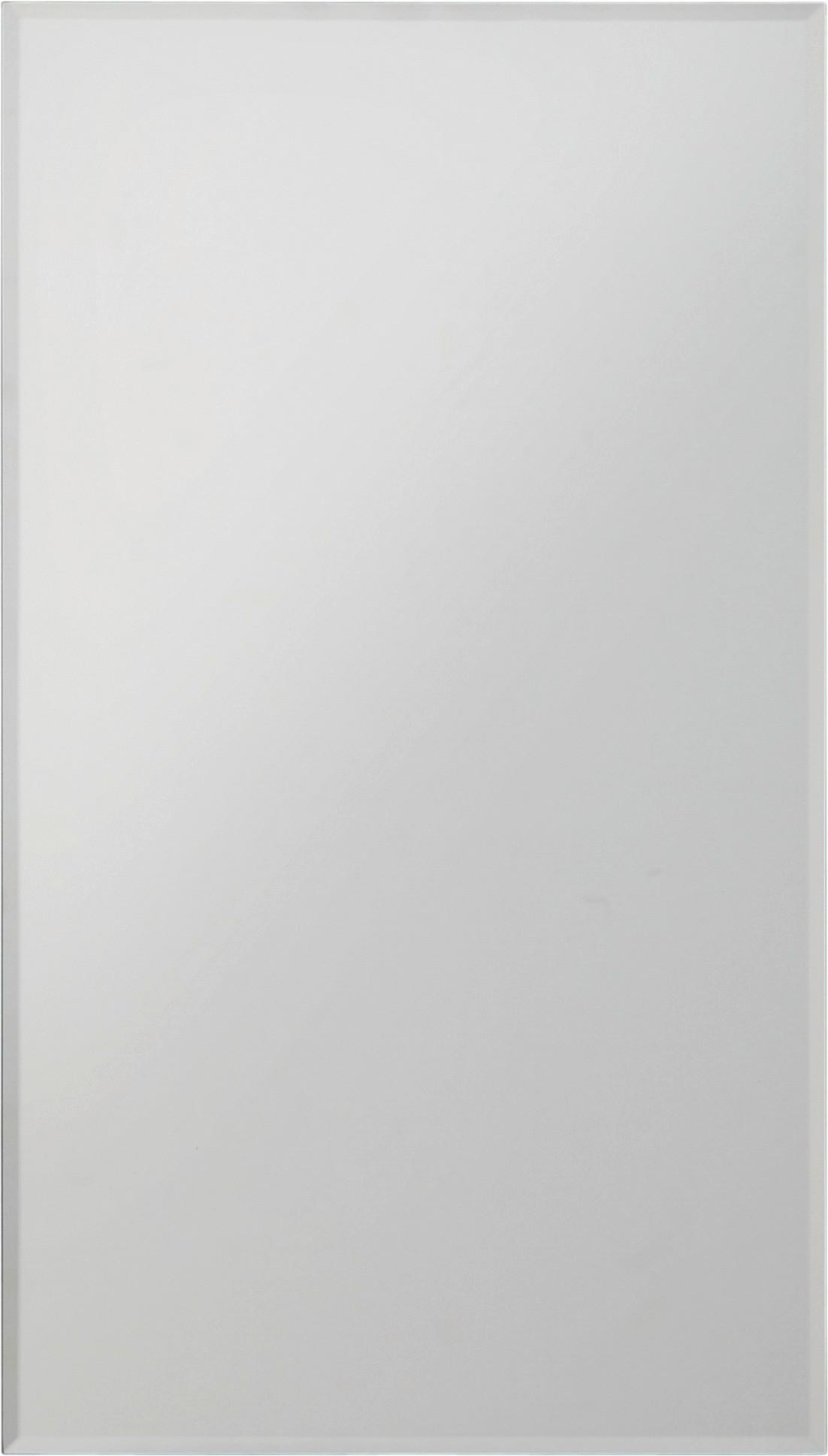 Nástěnné Zrcadlo Messina - barvy stříbra, Konvenční (25/45cm)