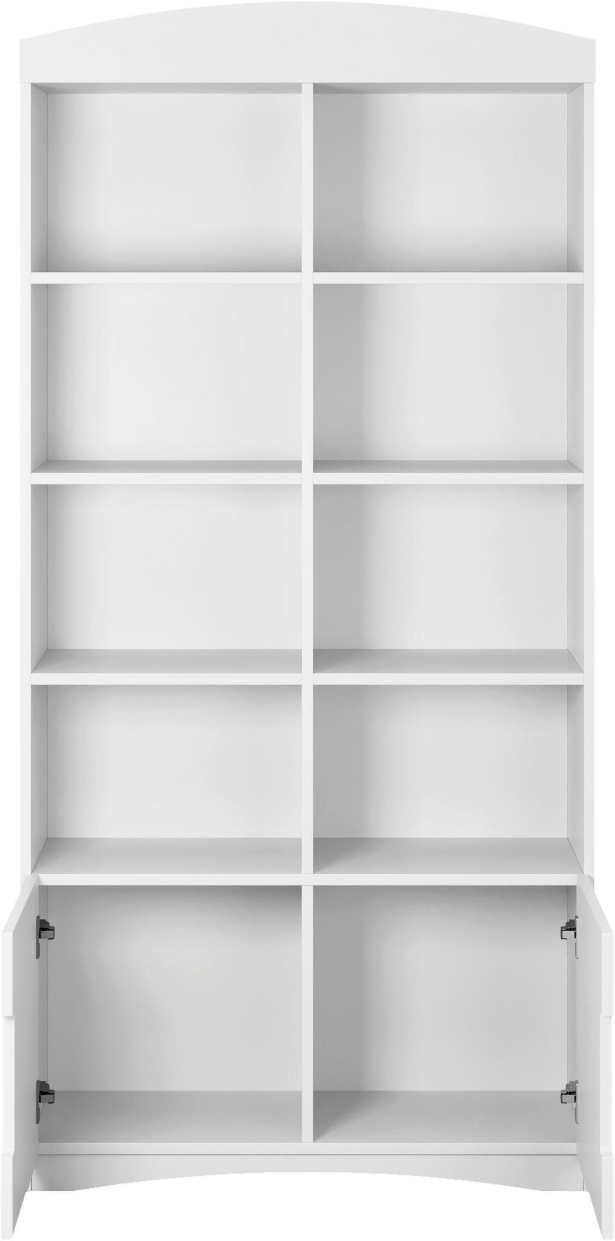 REGAL Classic Weiß B: 90cm - Weiß, MODERN, Holzwerkstoff (90/188,2/36cm) - MID.YOU