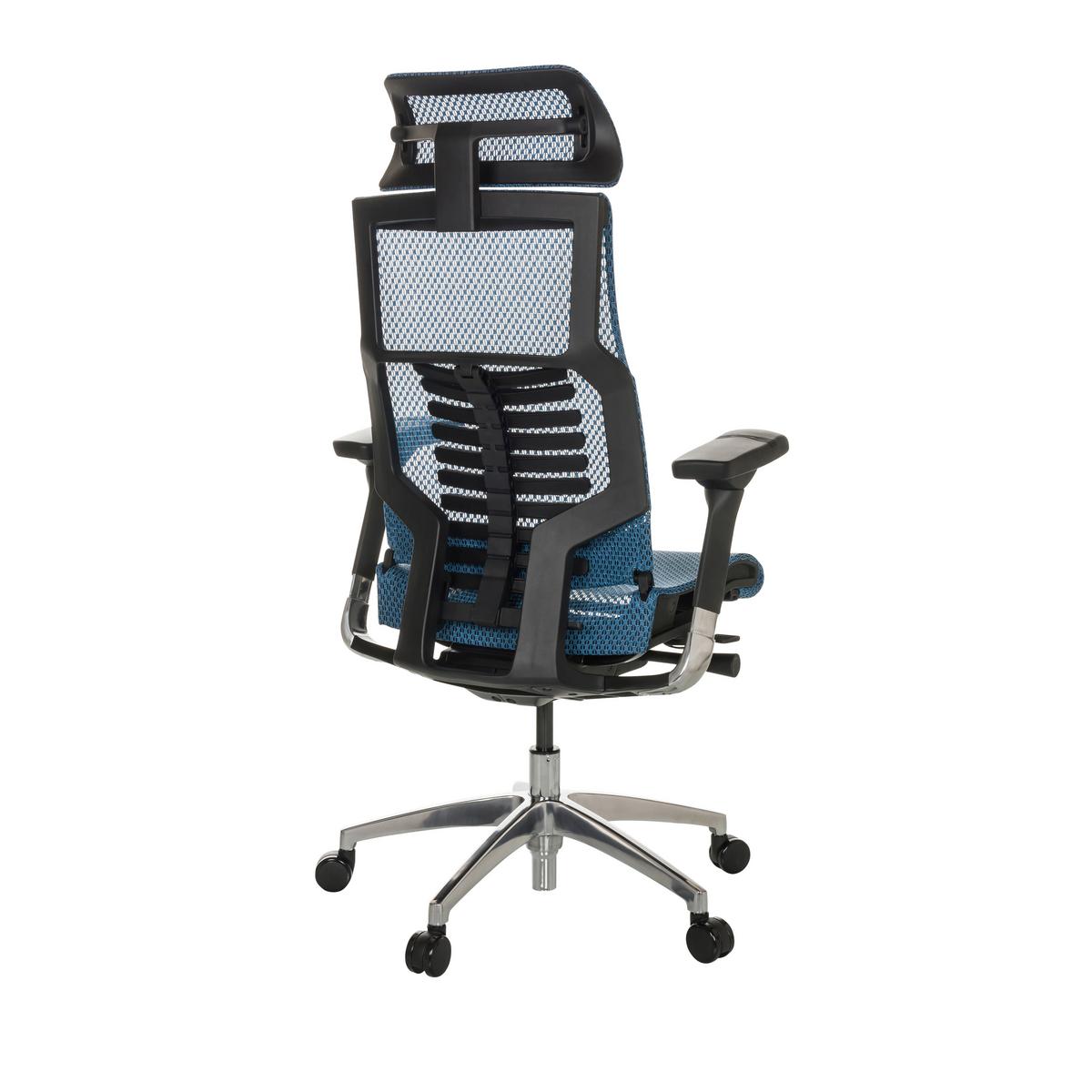Drehstuhl Dynafit Ii - Blau/Silberfarben, Basics, Kunststoff/Textil (67/119-135/60cm) - MID.YOU
