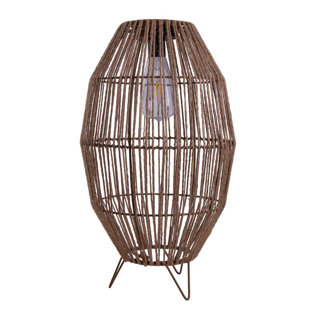 Solarleuchte 5292327 Korbinian - Naturfarben, Basics, Kunststoff/Metall (19,5/19,5/34cm) - Näve