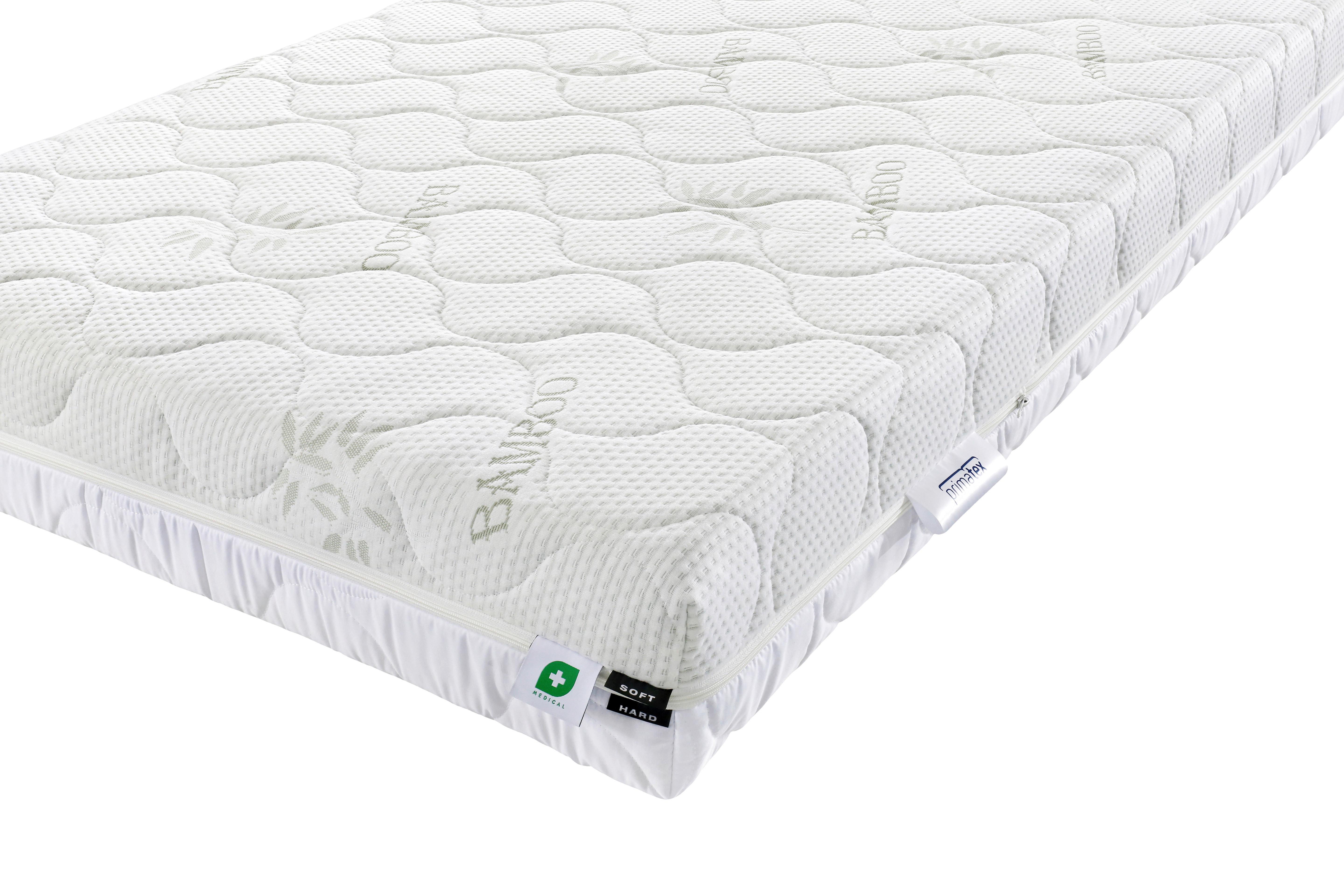 matrac Bamboo DUO XL 120/200cm, H3/H4 - biela, textil (120/200cm) - Primatex