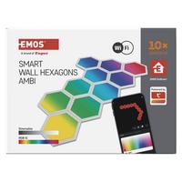 NÁSTENNÉ SVIETIDLO GOSMART - biela, Modern, plast (18/17.5cm)