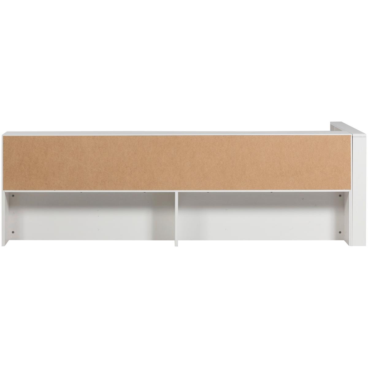 BODENBETT. Carter Weiß 90x200cm - Weiß, Basics, Holz (90/200cm) - MID.YOU