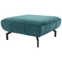 Hocker Looks Xiii - Petrol/Schwarz, Design, Textil (83/44/83cm) - LOOKS by W.Joop