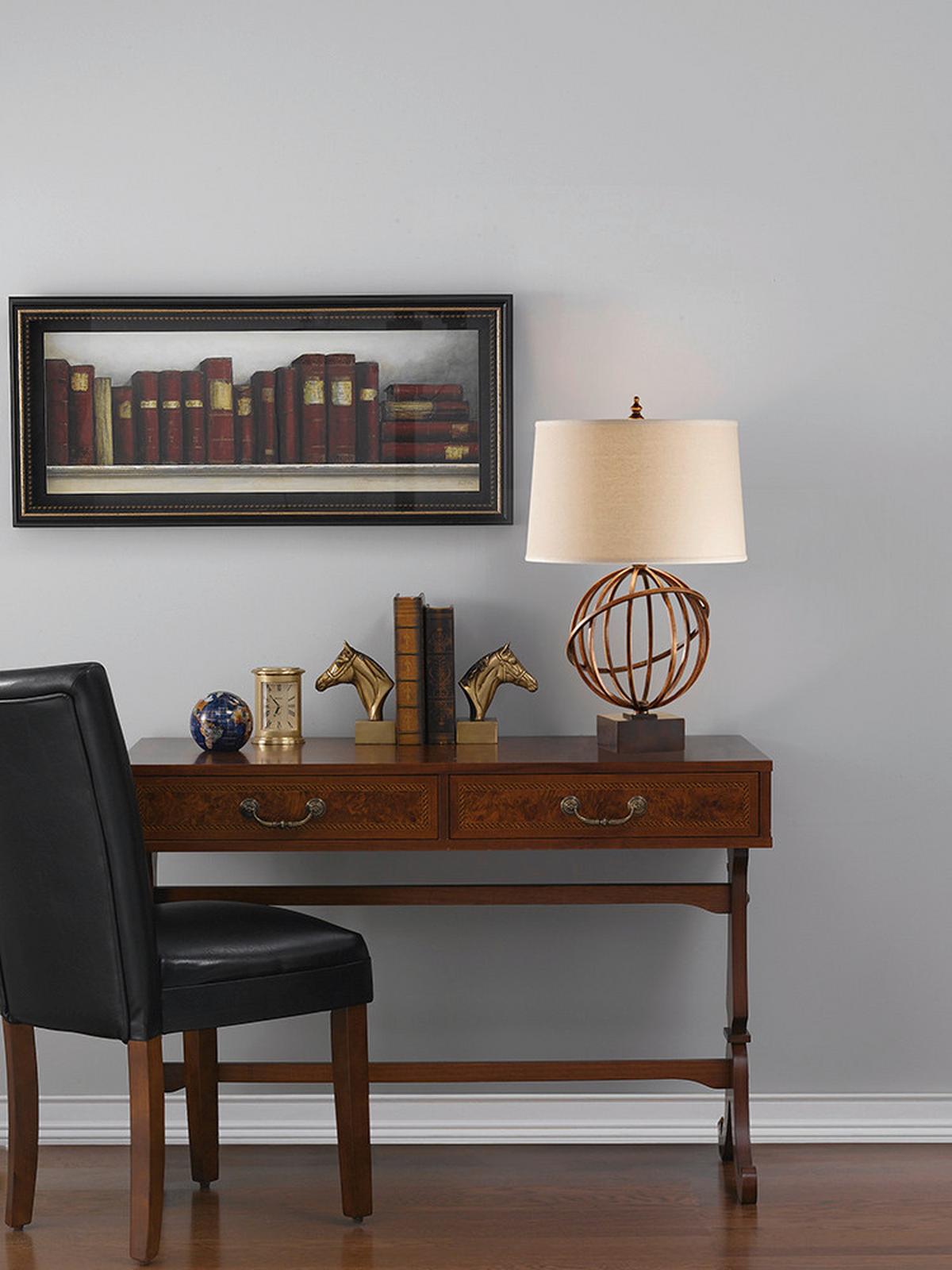Tischleuchte Fe-Spencer-Tl - Goldfarben, Design, Metall (39/58/39cm) - Elstead Lighting