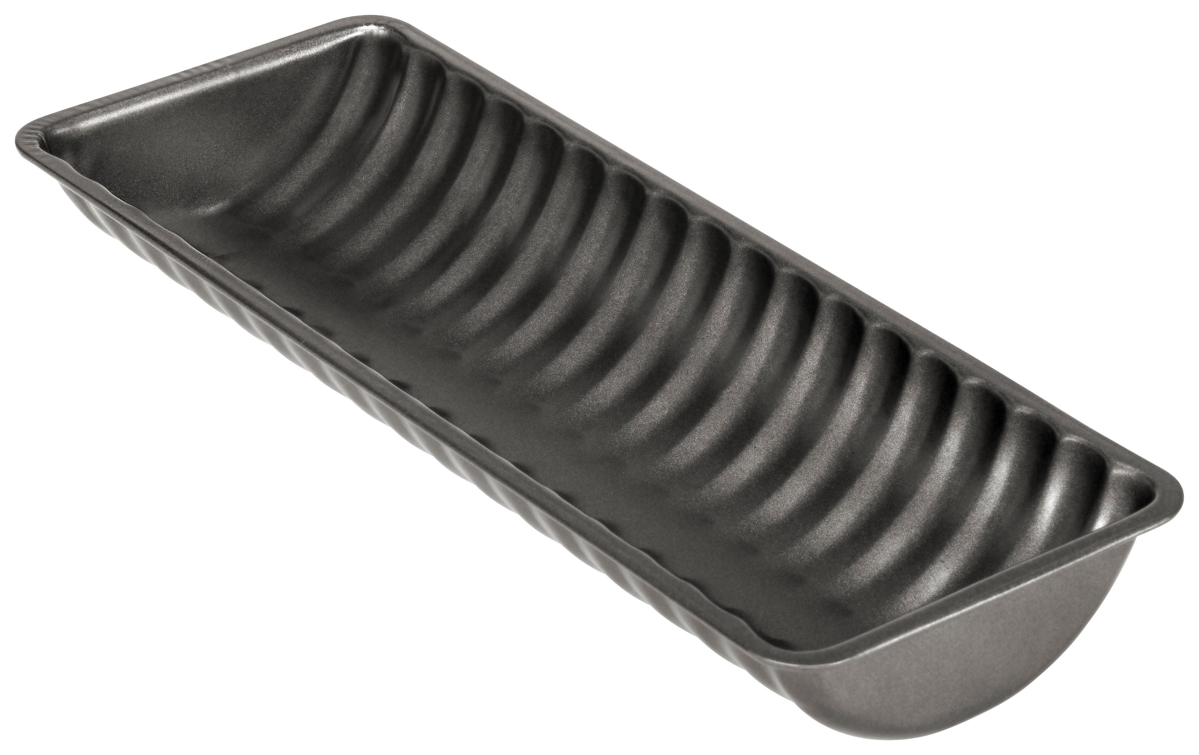 Rehrückenform Lenta - Dunkelgrau, Basics, Metall (31/12/4.5cm) - James Wood