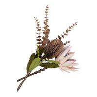 Kunstblume King Bordeaux H: 65 Cm - Bordeaux, Design (65cm)