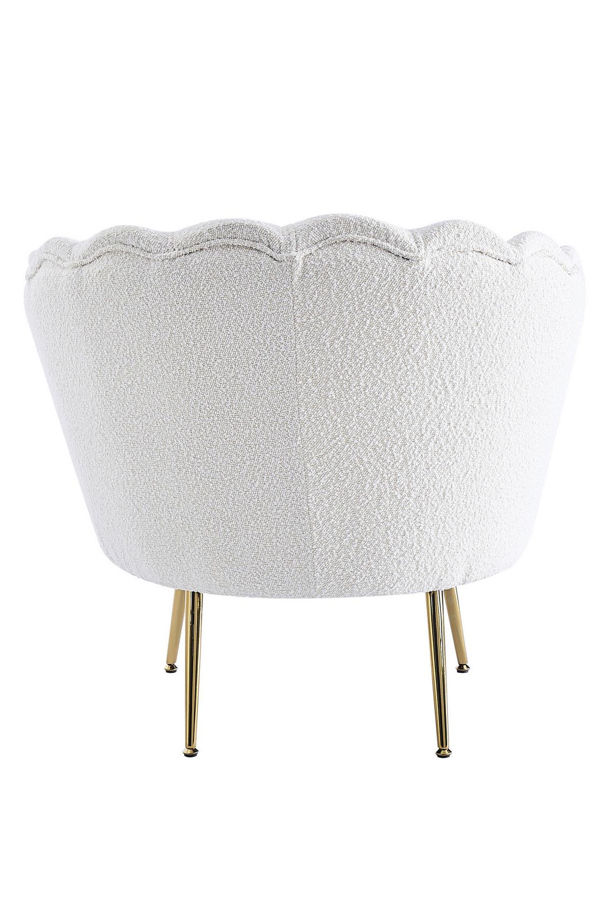 Sessel Beige B: 76 Cm - Beige/Goldfarben, MODERN, Textil (76/78/76cm) - Livetastic