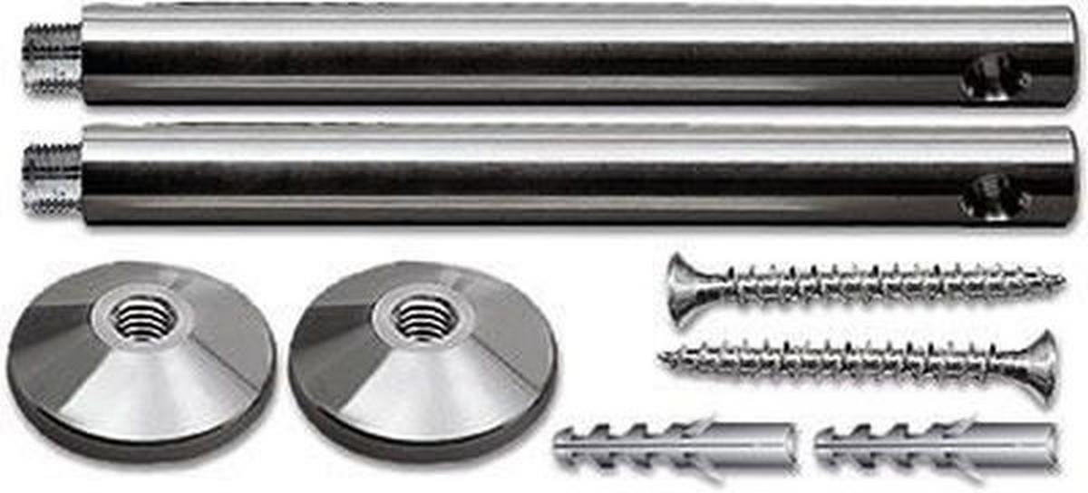 Seilsystem 178.24 - Chromfarben, Basics, Metall (74/216/52cm) - Paulmann