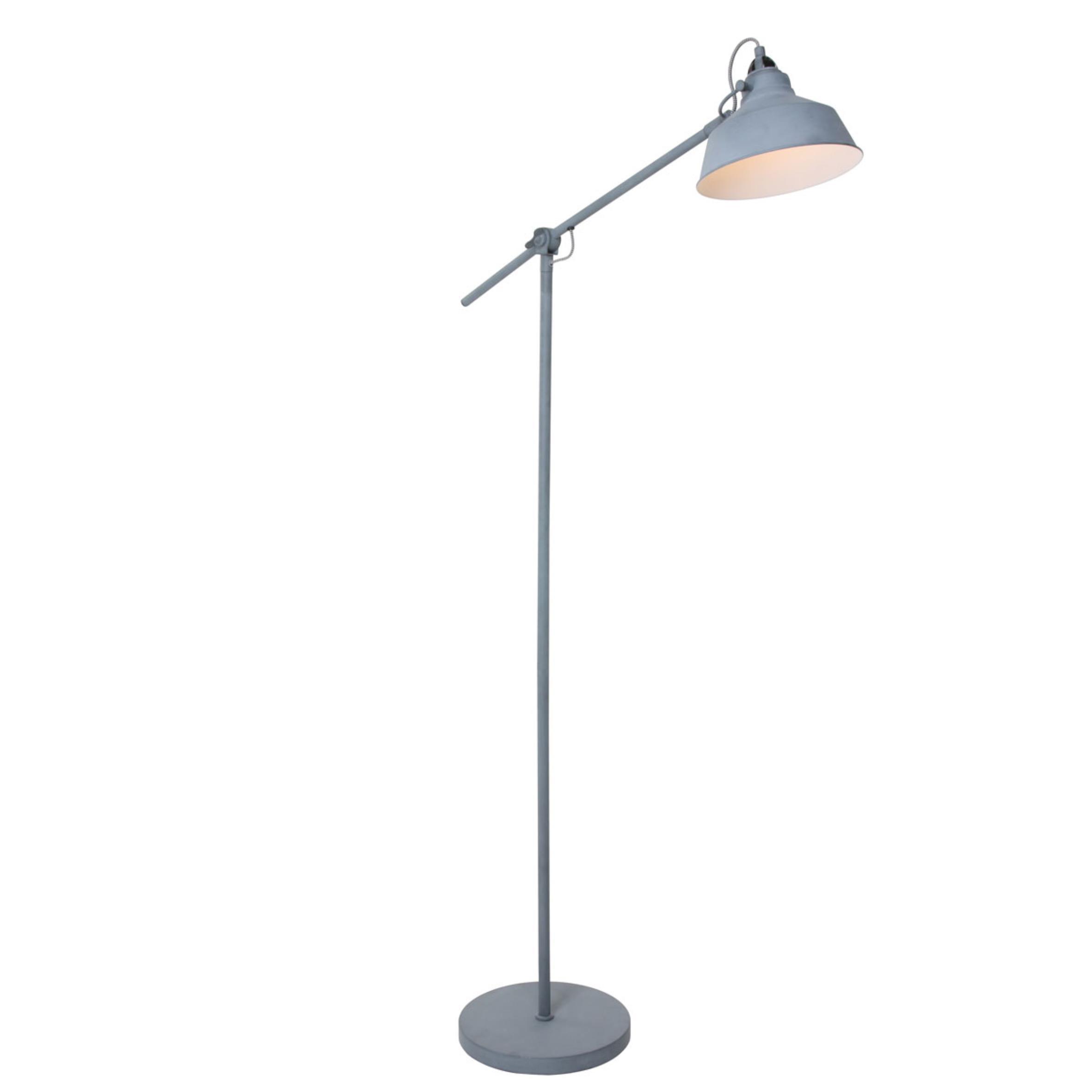 Bogenleuchte Nové - Grau, Trend, Metall (28/130/65cm)