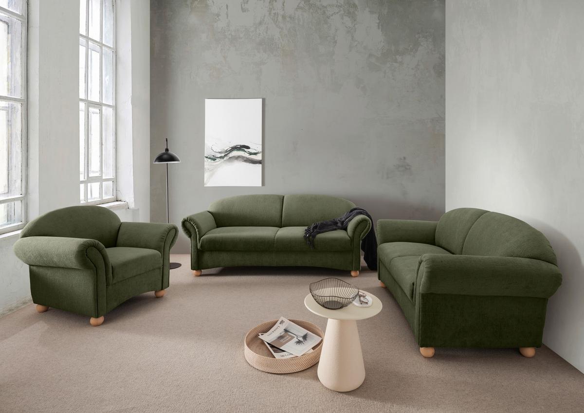 2-sitzer-sofa Torello Grün B: 151cm - Wildeiche/Grün, KONVENTIONELL, Textil (151/94/80cm) - Livetastic