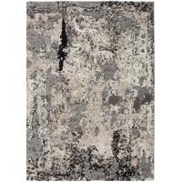 Webteppich Hellgrau Timeline Quantum 120x170 cm - Hellgrau, Design, Textil (120/170cm) - Novel