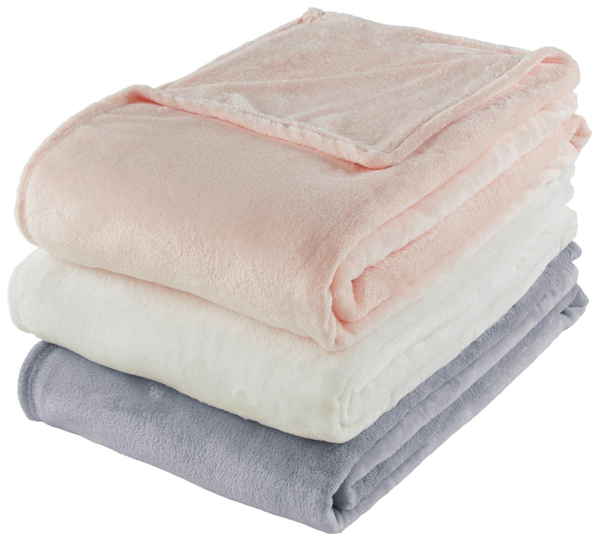 MÄKKÁ DEKA Michael XXL, 220/240cm, biela - biela, textil (220/240cm) - Modern Living