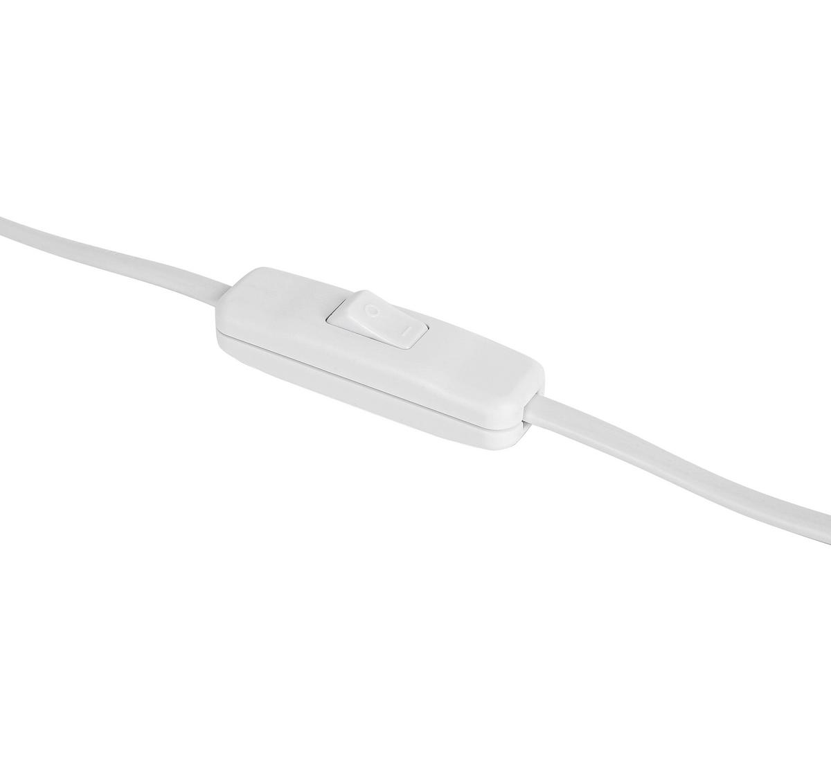 Tischleuchte Ston Grau/Schwarz max. 40 Watt - bílá/přírodní barvy, Moderní, kov/textil (28/44cm) - Mömax