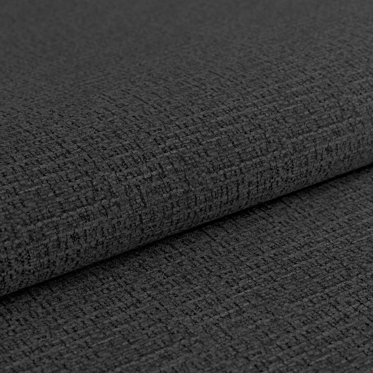 Wohnlandschaft Multi mit Schlaffunktion Schwarz - Chromfarben/Schwarz, MODERN, Textil (228/345/184cm) - Luca Bessoni