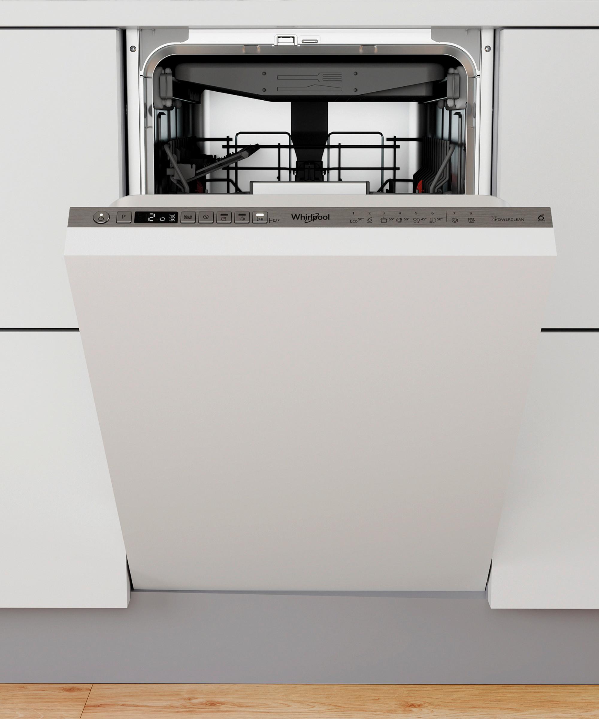 Mosogatógép Wsio 3o34 Pfe X - króm, műanyag/fém (44,8/82/55,5cm) - Whirlpool
