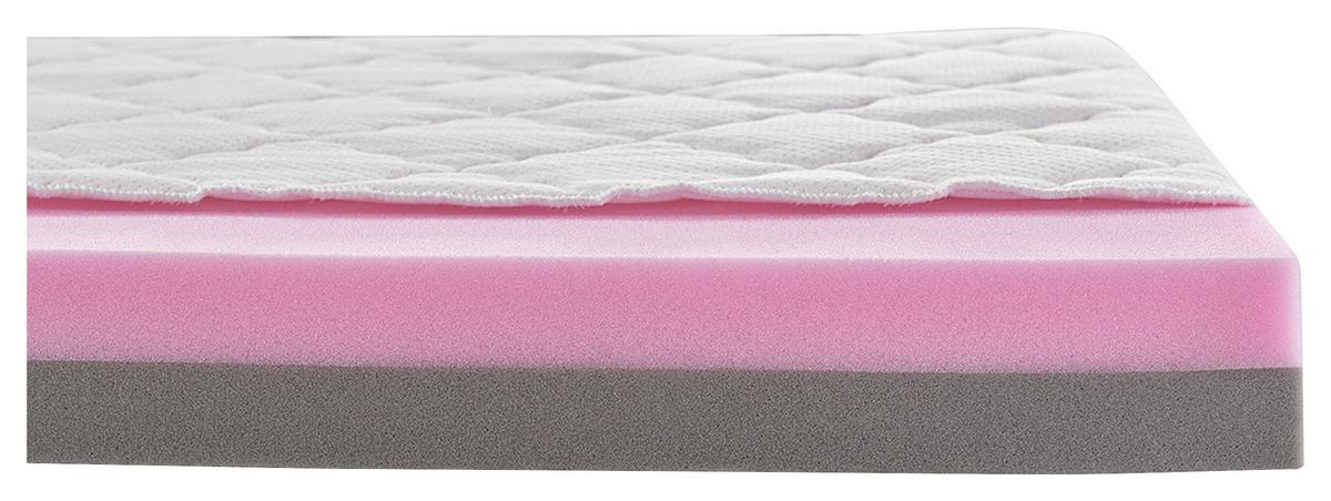 Kindermatratze  Yatas 70x140 cm  Bezug Abnehmbar - Weiß, Basics, Textil (70/140cm) - Yatas