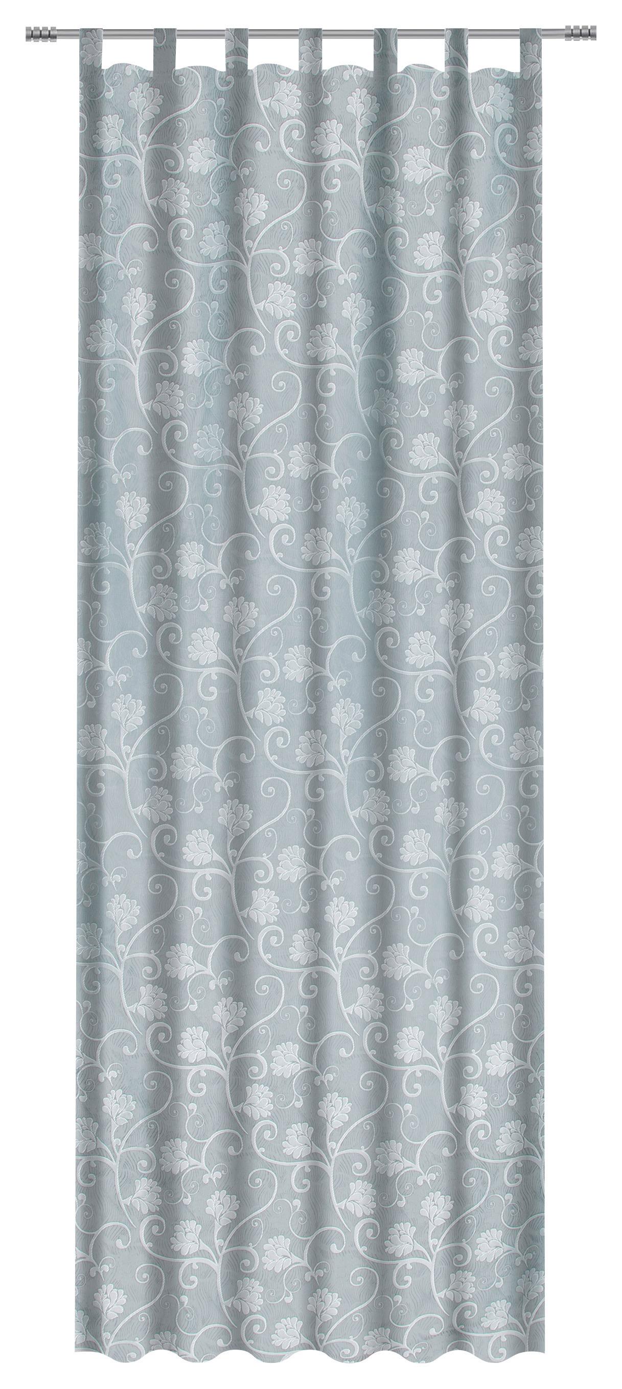 Kombinált Függöny Jenny - Ezüst, konvencionális, Textil (140/255cm) - Ondega