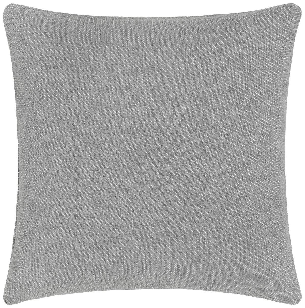 Poťah na vankúš Kerstin, Š/D: 48/48cm - svetlosivá, Basics, textil (50/50cm) - Premium Living