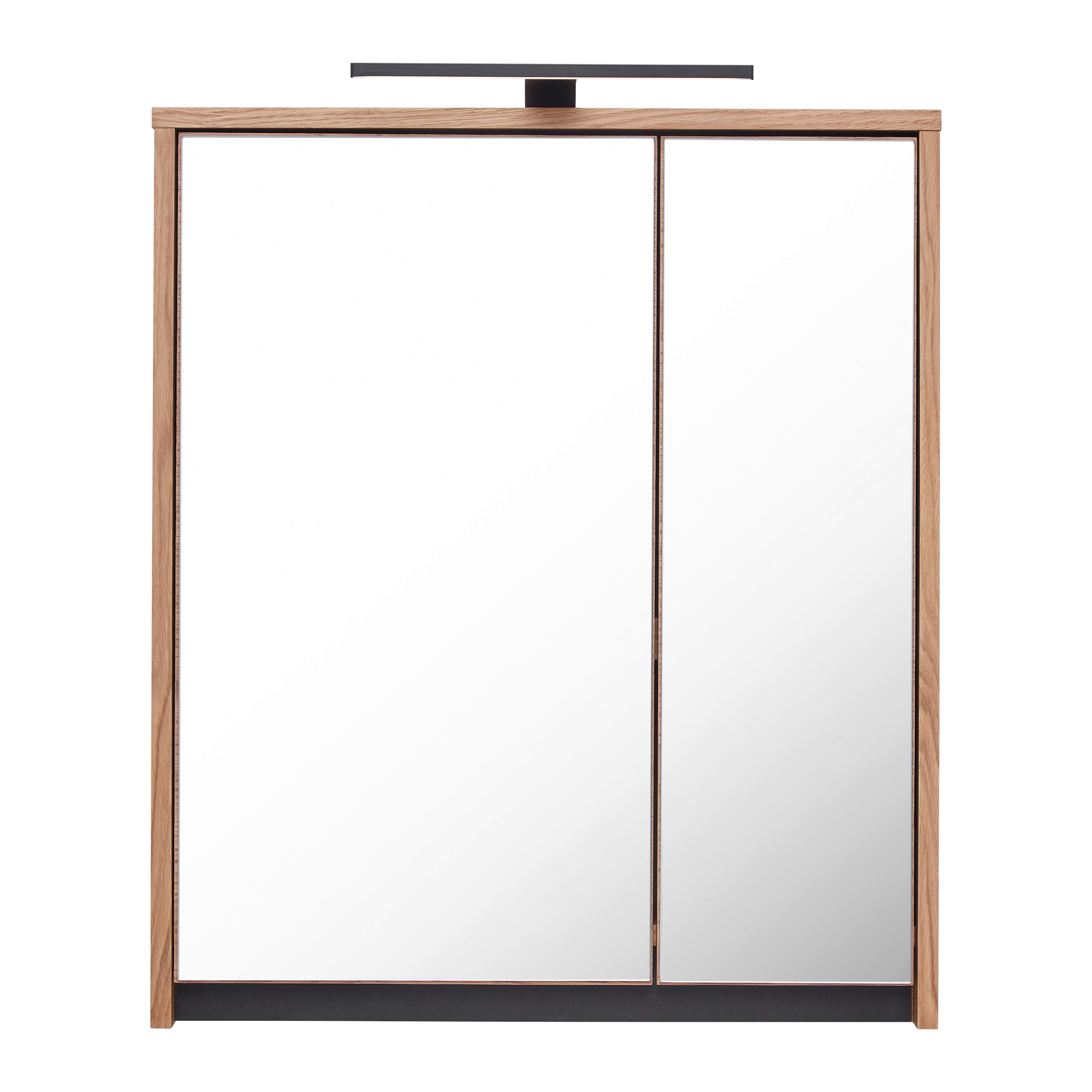 zrcadlová skříňka Avanto AVANTO -EXKLUSIV- - Natur, dřevo/sklo (60cm) - ecoTree