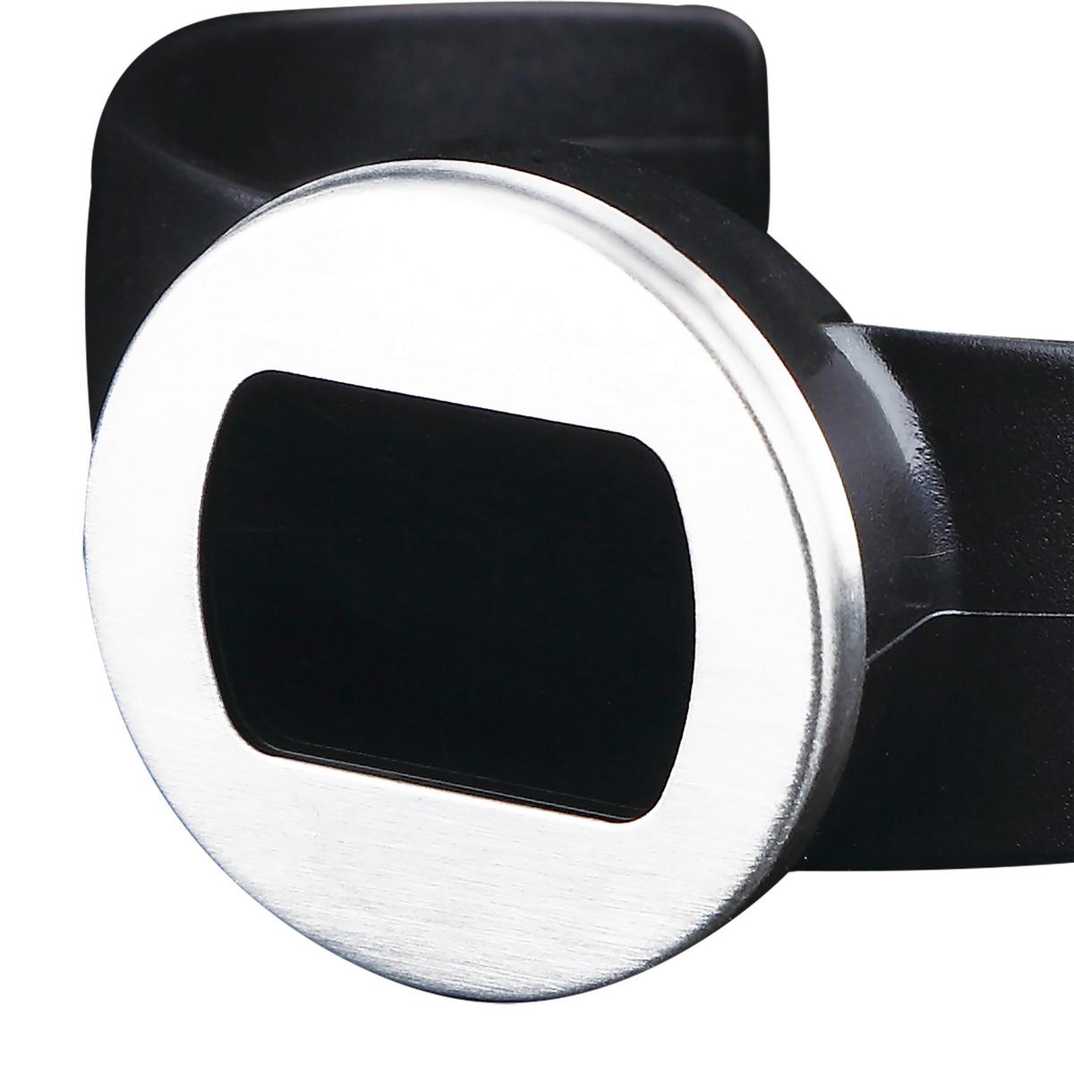 Weinthermometer Château Oenology - Edelstahlfarben/Schwarz, Basics, Kunststoff/Metall (12/6/15,7cm)