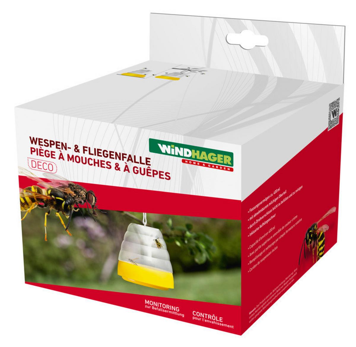 Wespenfalle Wespenfalle Wespennest 400ml - Gelb/Weiß, Basics, Kunststoff (40cm) - Windhager